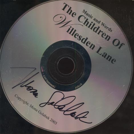 The Children Of Willesden Lane: Music And Words Signed w/ Back Artwork