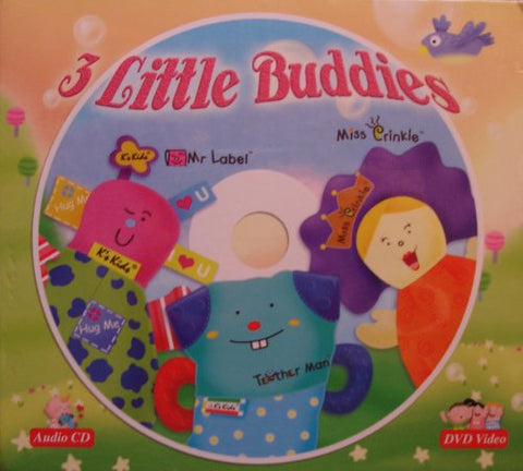 3 Little Buddies: Mr. Label, Miss Crinkle, The Teetherman 2-Disc Set