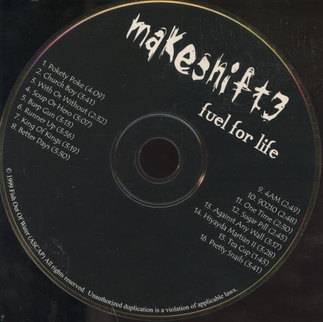 Makeshift 3: Fuel For Life w/ No Artwork