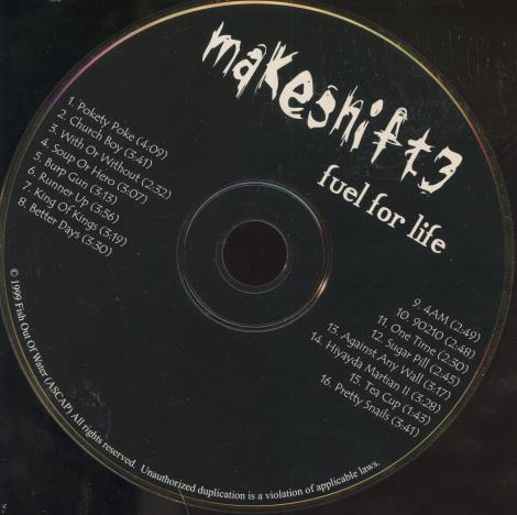 Makeshift 3: Fuel For Life w/ No Artwork