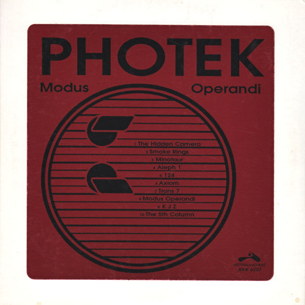 Photek: Modus Operandi Promo