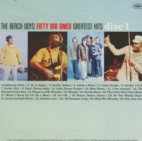 The Beach Boys: Greatest Hits: 50 Fifty Big Ones Disc 1