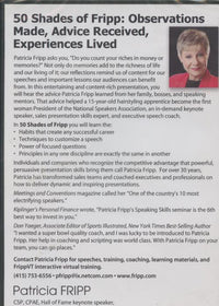 50 Shades Of Fripp: Observations Made, Advice Received, And Experiences Lived