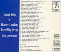 Concert Solos By Pioneer American Recording Artists