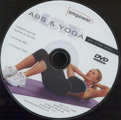 Abs & Yoga On The Mat w/ No Artwork