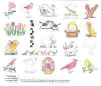 Simplicity Embroidery Designs: Springtime Collection I Memory Card