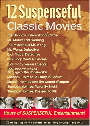 12 Suspenseful Classic Movies 3-Disc Set