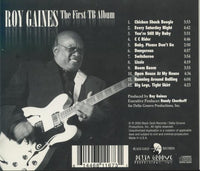 Roy Gaines: The First TB Album Signed