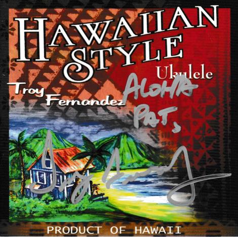 Troy Fernandez: Hawaiian Style Ukulele Autographed