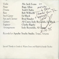 Duke Michaels And The Jody Reynolds Band: Southern Rain Signed