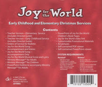 Joy For The World: Christmas Services For Children