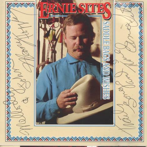 Cowboy Ernie Sites: Saddle Bags And Wishes Signed