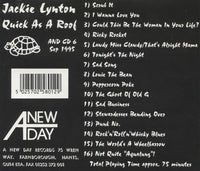 Jackie Lynton: Quick As A Roof