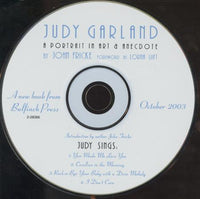 Judy Garland: A Portrait In Art & Anecdote Promo w/ Front Artwork
