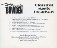 Bonnie Bowden: Classical Meets Broadway Signed