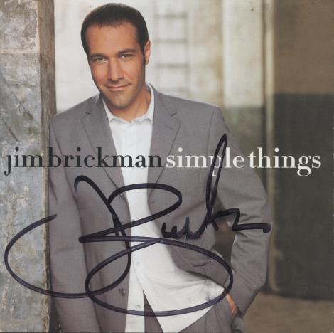 Jim Brickman: Simple Things Signed