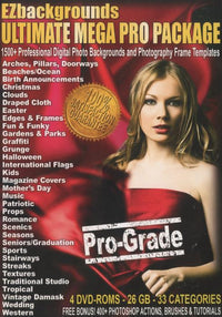 EZ Backgrounds: Ultimate Mega Pro Package 4-Disc Set