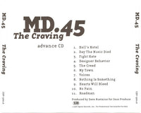 MD.45: The Craving Advance Promo w/ Back Artwork