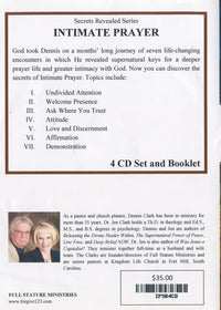 Intimate Prayer: Secrets Revealed Series 4-Disc Set
