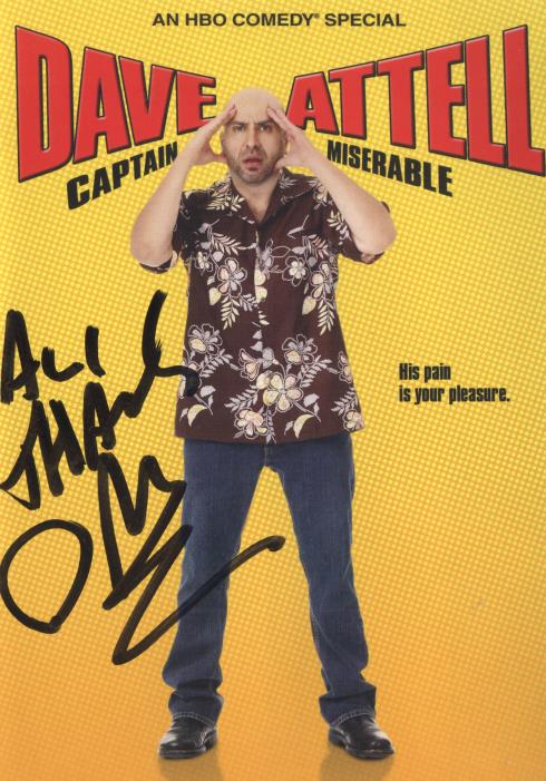 Dave Attell: Captain Miserable Signed