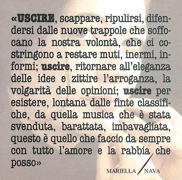 Mariella Nava: Uscire