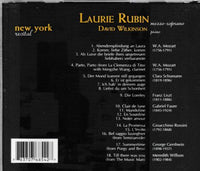Laurie Rubin & David Wilkinson: New York Recital