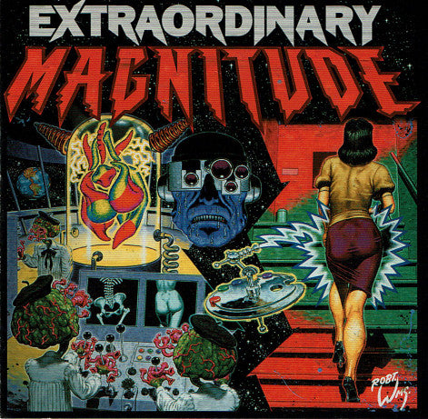 Extraordinary Magnitude: Living On Borrowed Crime w/ 2 Stickers