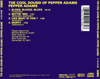Pepper Adams: The Cool Sound Of Pepper Adams