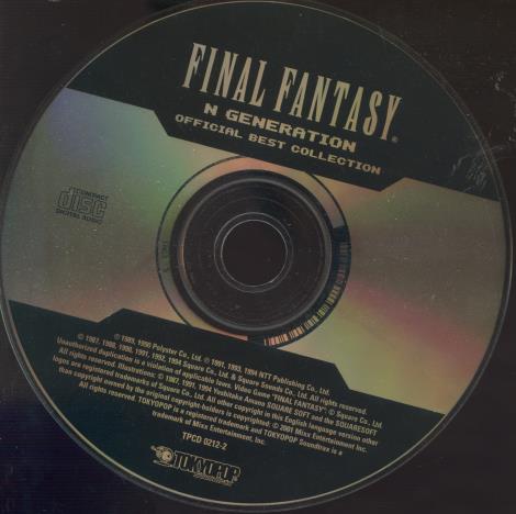 Final Fantasy: N Generation: Official Best Collection w/ No Artwork
