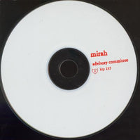 Mirah: Advisory Committee Promo w/ Back Artwork