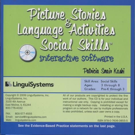 Picture Stories & Language Activities Social Skills