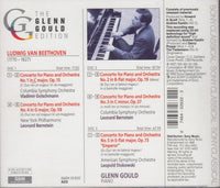 The Glenn Gould Edition: Beethoven: The 5 Piano Concertos 3-Disc Set w/ Cracked Case