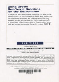 Going Green: Real-World Solutions For The Environment