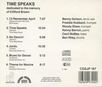 Time Speaks: Dedicated To The Memory Of Clifford Brown