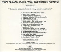 Hope Floats: Music From The Motion Picture Advance Promo w/ Back Artwork