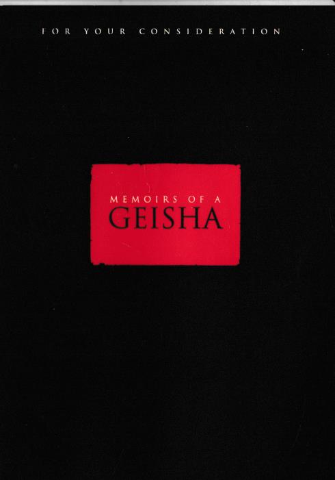 Memoirs Of A Geisha Black Cover FYC - NeverDieMedia