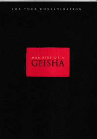 Memoirs Of A Geisha Black Cover FYC - NeverDieMedia
