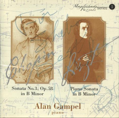 Alan Gampel Plays Chopin & Liszt Signed