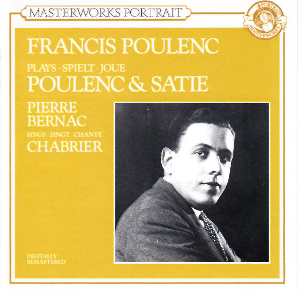Francis Poulenc: Plays Spielt, Joue