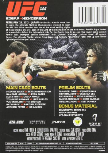 Ufc Ultimate Collection UFC 144 Ultimate 2-Disc Collection Set – NeverDieMedia