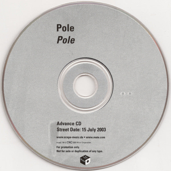 Pole: Pole Advance Promo w/ Back Artwork