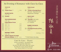 Su-Chen Chen: An Evening Of Romance