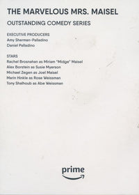 The Marvelous Mrs. Maisel: The Complete First Season FYC 2-Disc Set (Picture Cover)