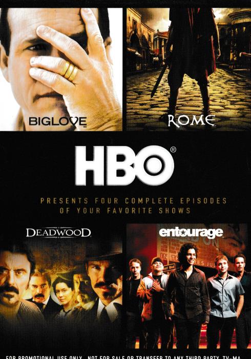 Big Love, Rome, Deadwood, Entourage: For Your Consideration 4 Episodes
