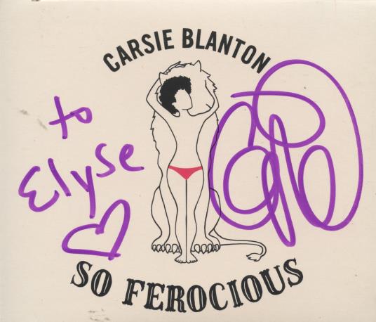 Carsie Blanton: So Ferocious Signed