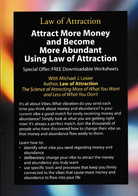 Law Of Attraction: Attract More Money & Become More Abundant Using Law Of Attraction 3-Disc Set