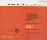 Robert Glasper: In My Element Promo w/ Back Artwork