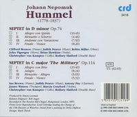 Hummel: Septets: The Nash Ensemble