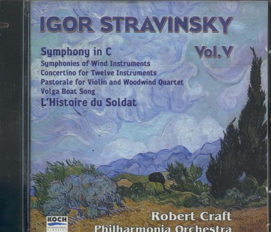 Robert Craft: Igor Stravinsky Vol. V w/ Saw Mark
