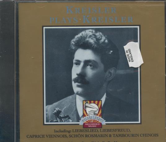 Kreisler: Plays Kreisler